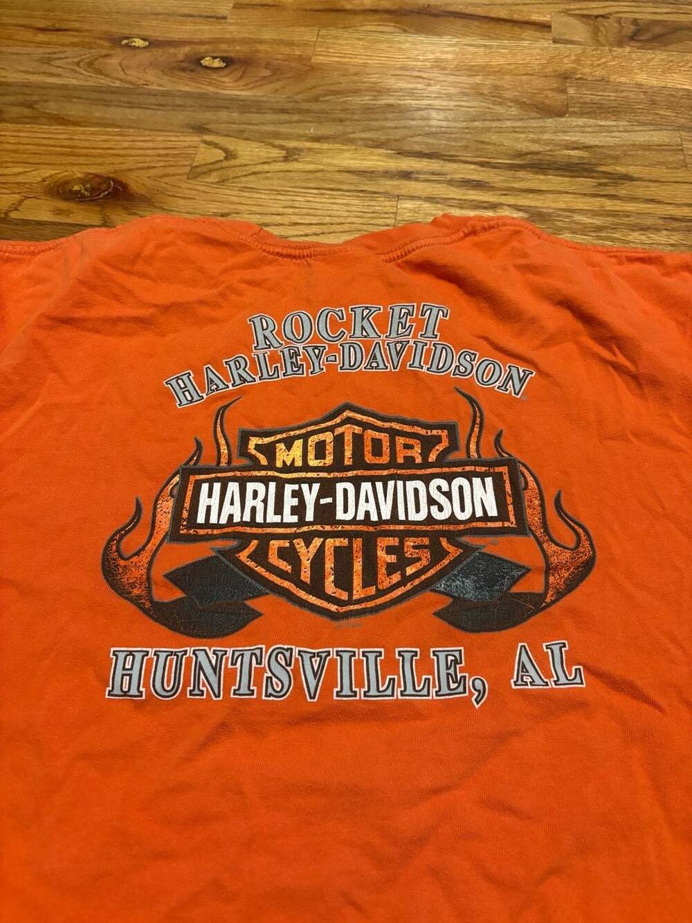 Harley-Davidson Rocket Huntsville AL T-Shirt Orange